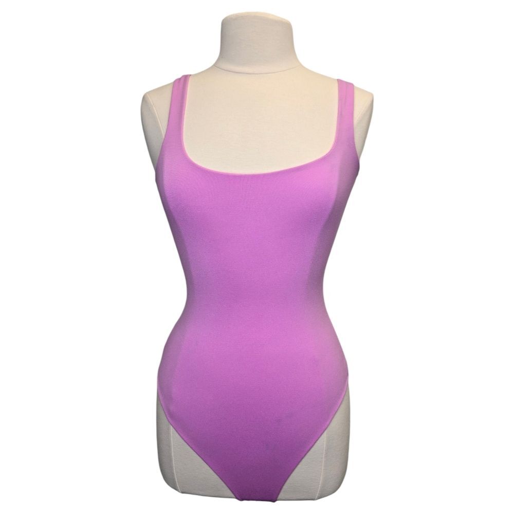 Lilyful Women's Bright Pink Thong Bodysuit